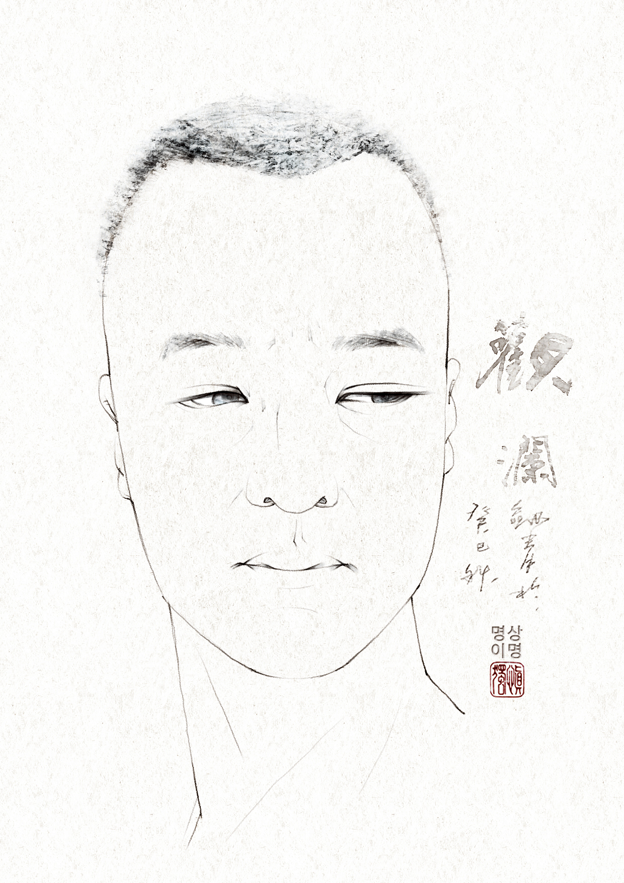 自画像之望月自省02