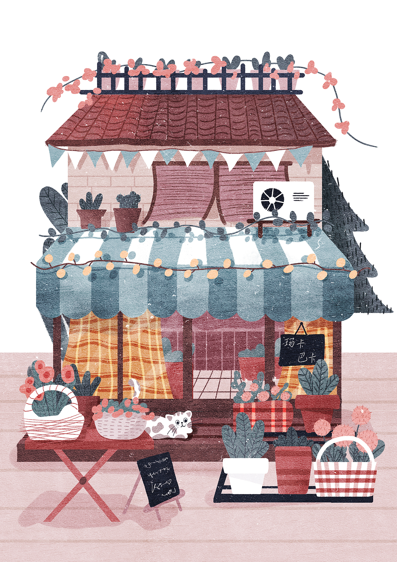 小房子（图ZMjYzNTM4OTQ4） - 商业插画 - 站酷设计师Amuerh原创素材 - 站酷ZCOOL