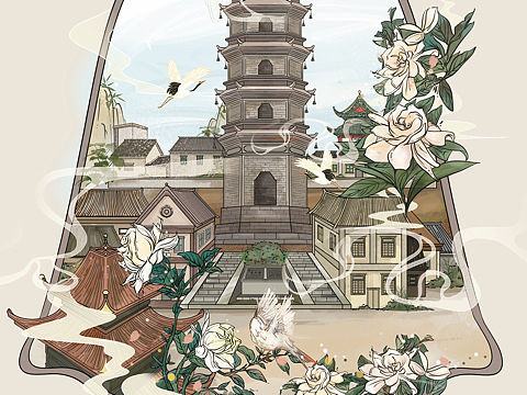 慈寺塔文创