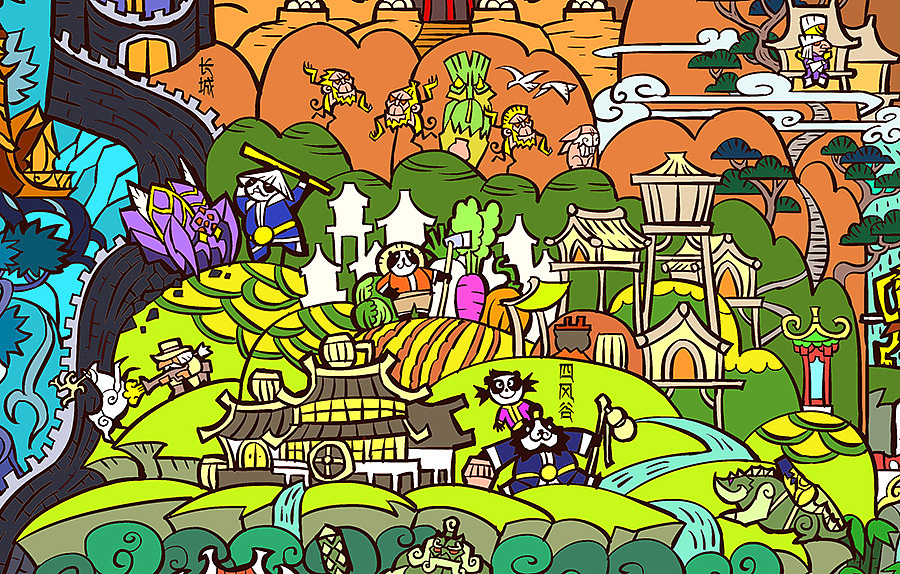 魔兽世界的地图fanart（图ZMTc1NjQ4OTU2） - 新锐潮流插画 - 站酷设计师breathing2004原创素材 - 站酷ZCOOL