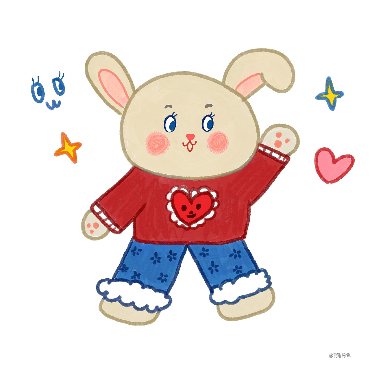 小動(dòng)物睡衣頭像（圖ZMjQzMjY2ODky） - 藝術(shù)插畫 - 站酷設(shè)計(jì)師野獸阿蒙原創(chuàng)素材 - 站酷ZCOOL