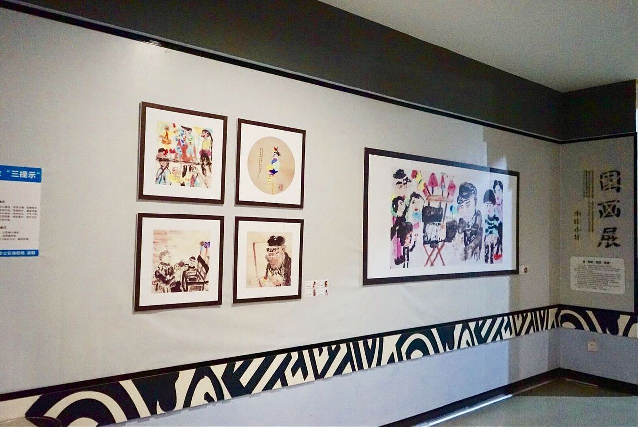 某小学国画展和面塑展（图ZODE4ODA2NTI=） - 展陈设计 - 站酷设计师大倪和米汤原创素材 - 站酷ZCOOL