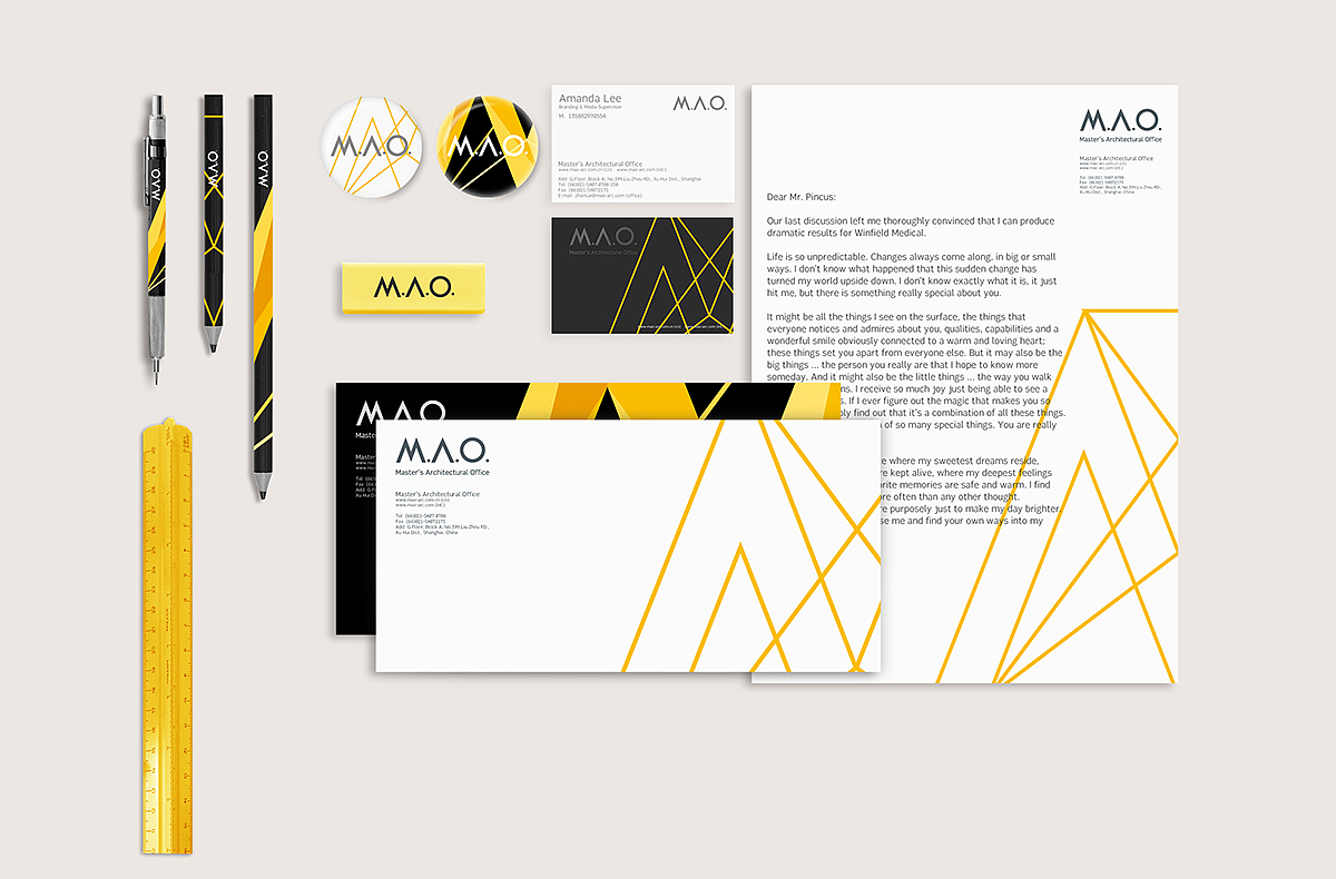 M.A.O.建筑士事务所品牌系统设计（图ZMTA4Nzg3OTU2） - 品牌 - 站酷设计师日越创新设计原创素材 - 站酷ZCOOL