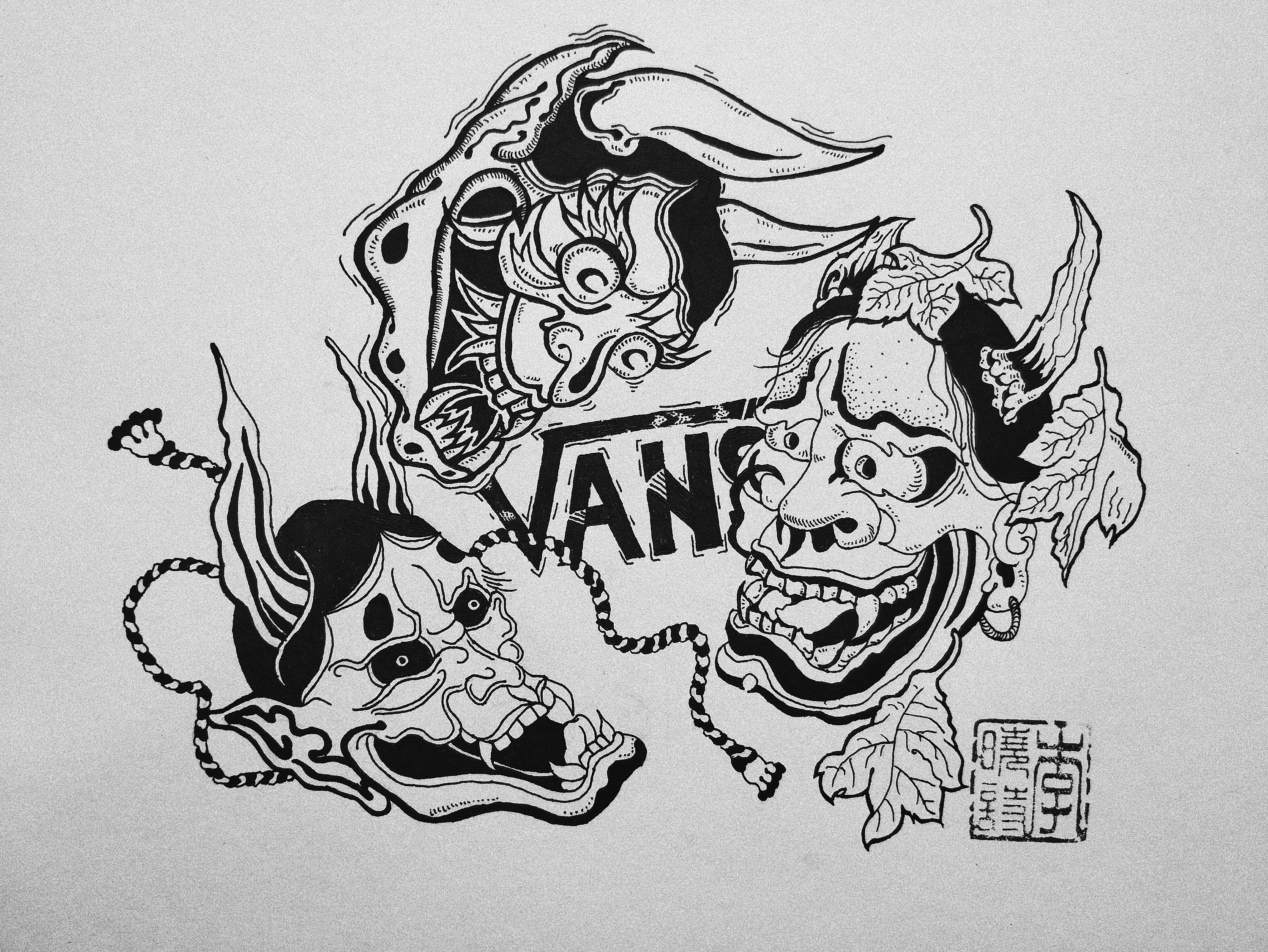 原创vans 图案筹集|插画|涂鸦/潮流|xylonazz - 原创作品 - 站酷