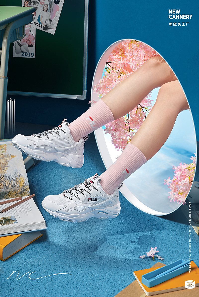 创意视觉『 FILA｜Tracer 』✖ 新罐头（图ZMTg1Nzk0NDM2） - 产品摄影 - 站酷设计师新罐头视觉策略原创素材 - 站酷ZCOOL