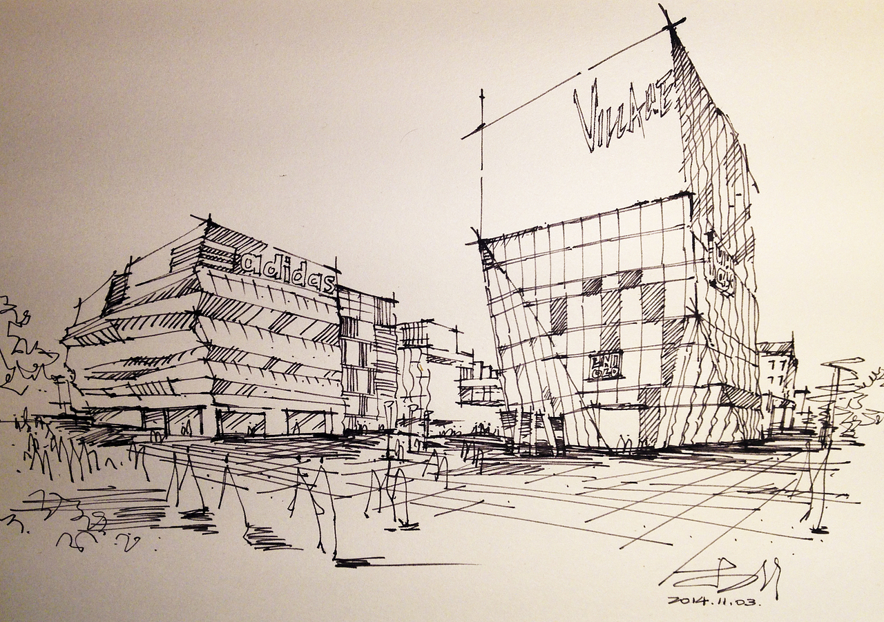 走到哪里画哪里~（图ZMzc0ODIzNzY=） - 建筑设计 - 站酷设计师甜到掉了牙原创素材 - 站酷ZCOOL