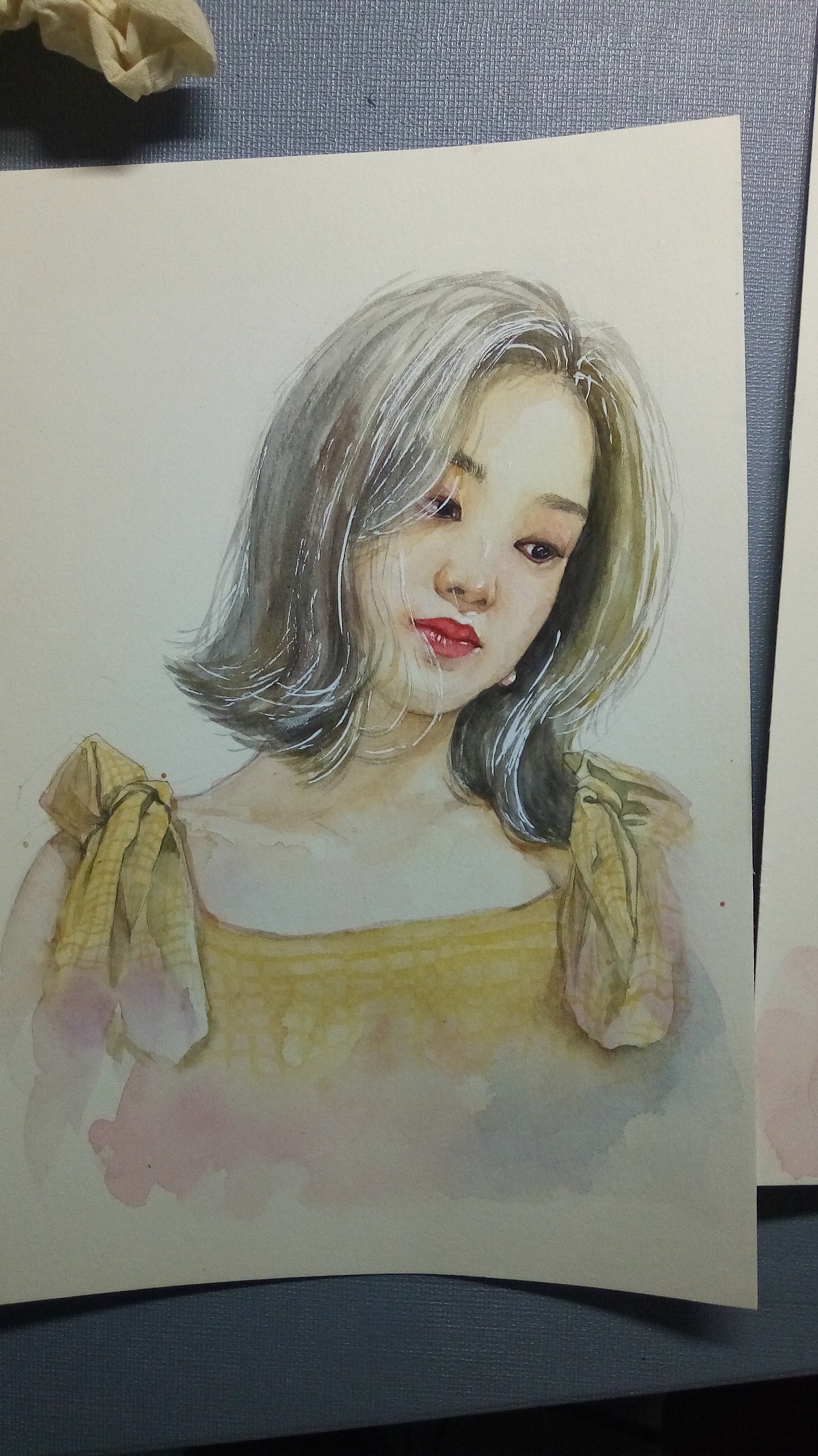 大学水彩人物部分图（图ZMjQ5OTI3MzIw） - 创作习作 - 站酷设计师壳枔原创素材 - 站酷ZCOOL