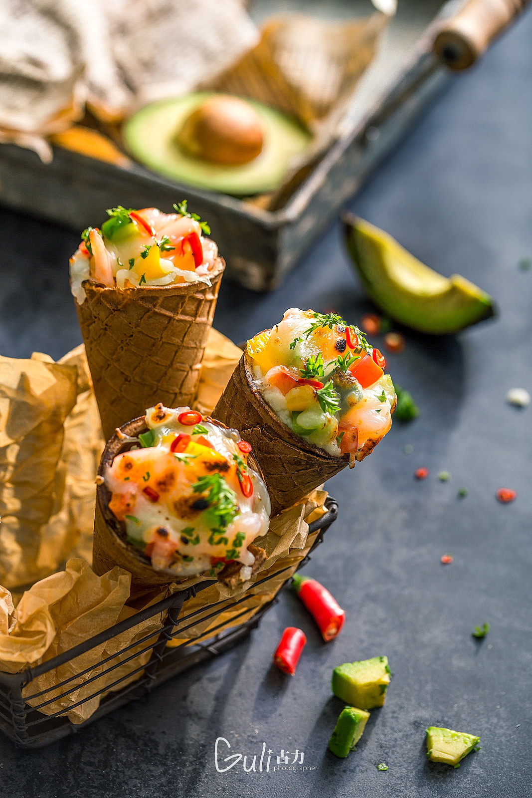 冰激淋造型的创意菜品拍摄（图ZMjcwMTYzNTcy） - 美食摄影 - 站酷设计师摄影师古力原创素材 - 站酷ZCOOL