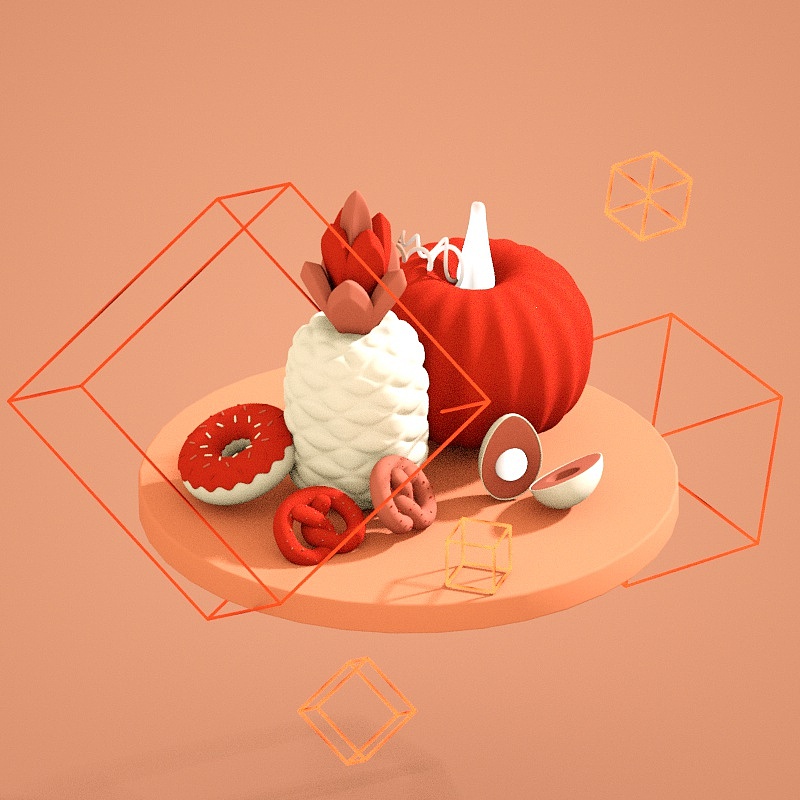 c4d训练8（图ZMTYwNjM1NjUy） - 场景 - 站酷设计师沙丁鱼挤罐头原创素材 - 站酷ZCOOL