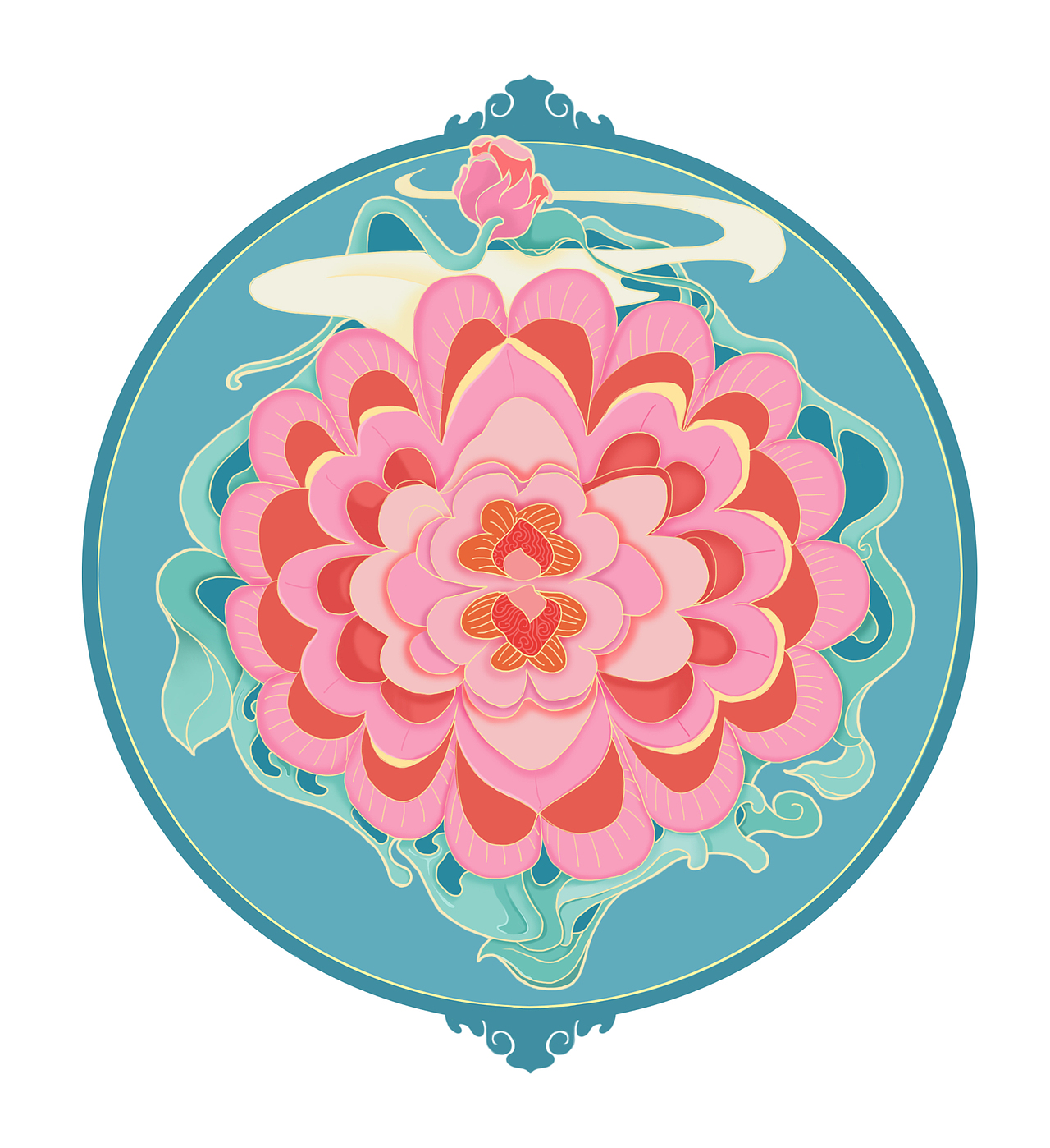 外包装主图形——彝族纹样