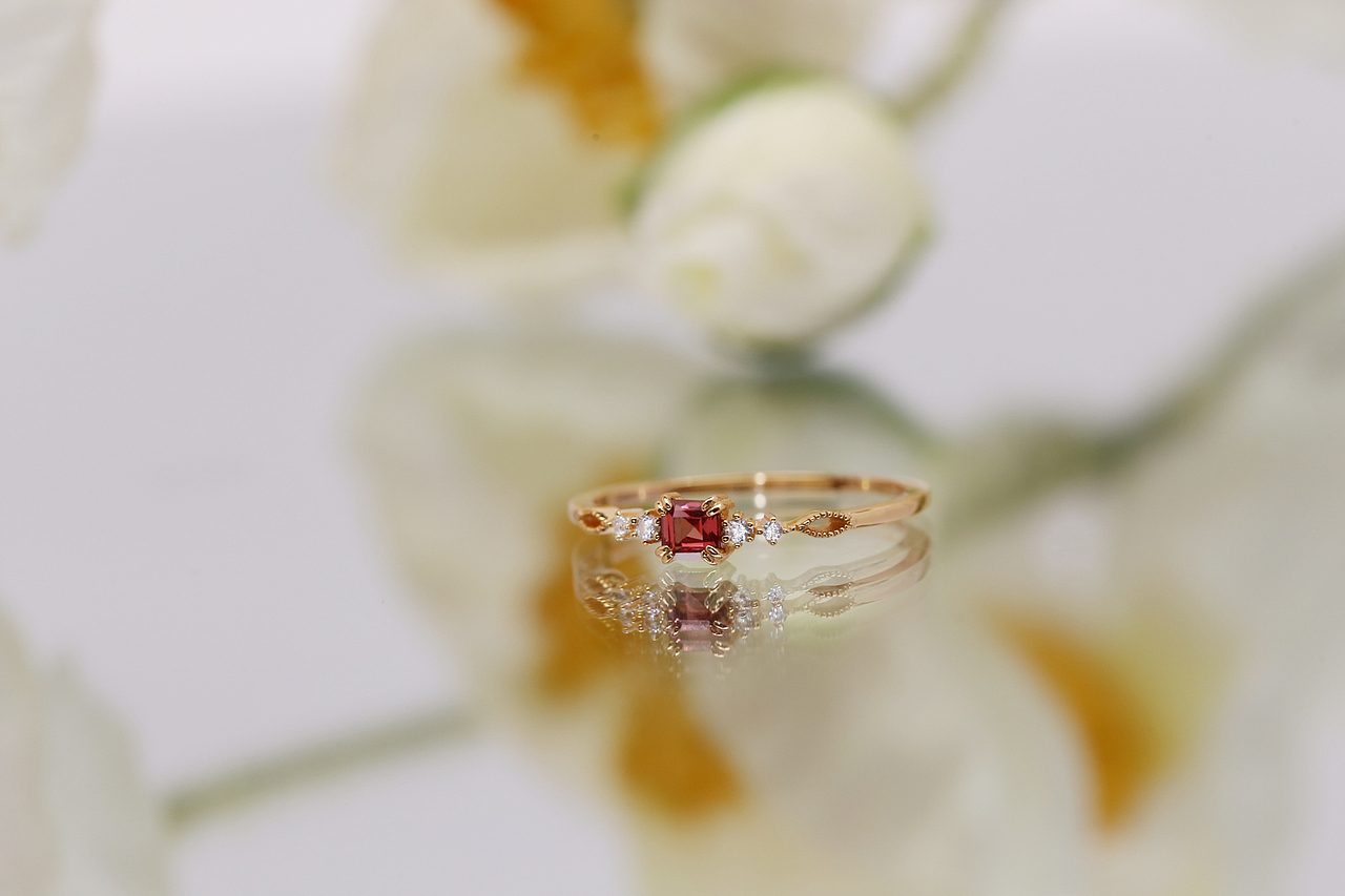 同风格同场景7款戒指拍摄