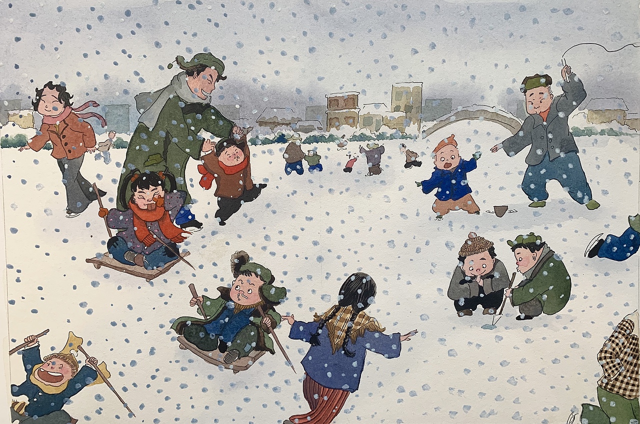 妈妈小时候 爸爸小时候|插画|绘本|佬猪_原创作品-站酷(zcool)