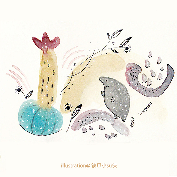小貘系列创作 - 旅程（图ZOTYwMTMwOTY=） - 艺术插画 - 站酷设计师铁甲小su侠_原创素材 - 站酷ZCOOL
