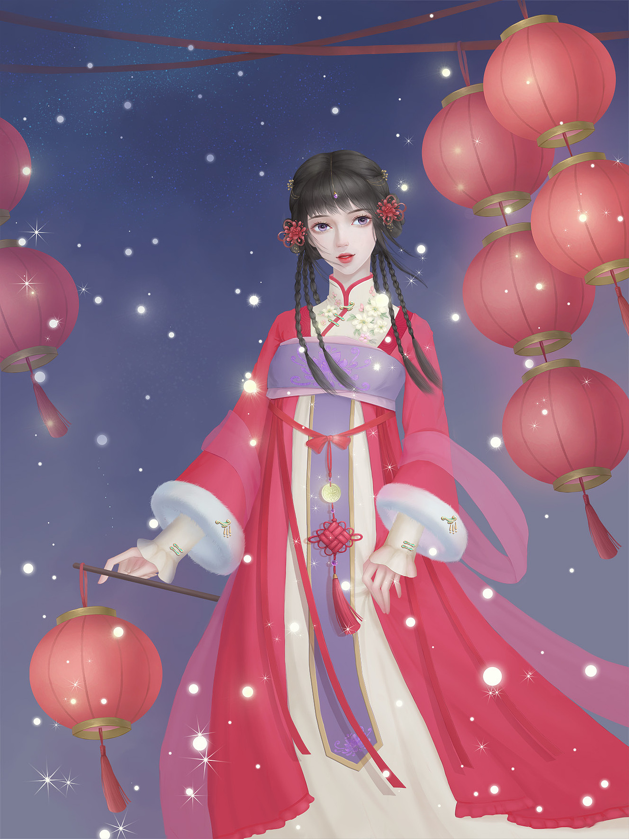新年（圖ZMjkxMjQzNTky） - 創(chuàng)作習(xí)作 - 站酷設(shè)計師琉璃月兮原創(chuàng)素材 - 站酷ZCOOL