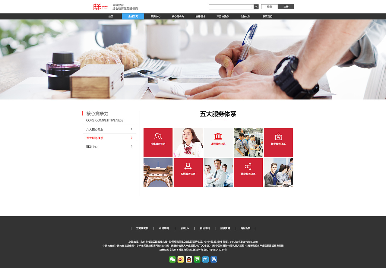 双元教育官网二级页面