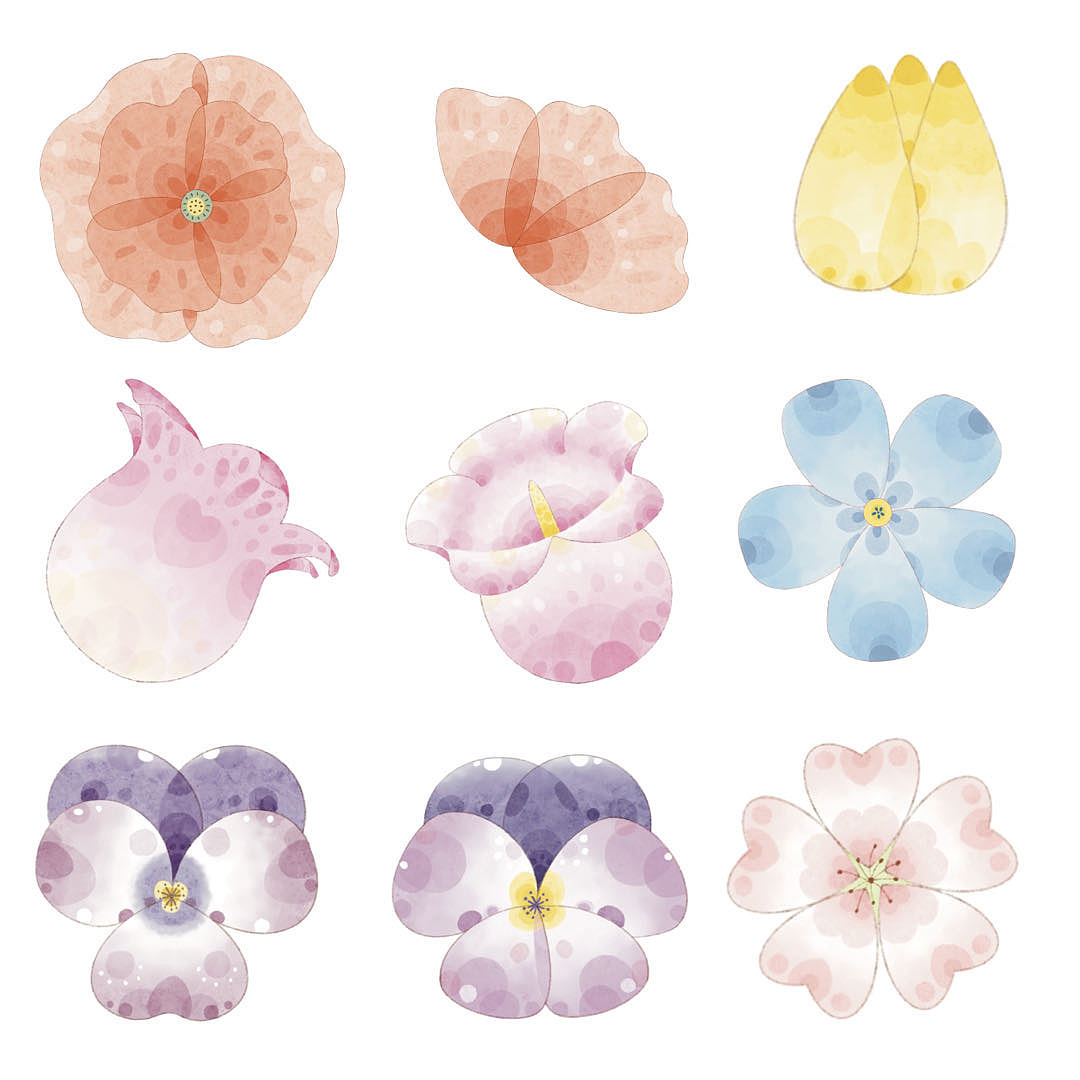 Procreate｜最近的画（图ZMzM4MTIzNjQw） - 商业插画 - 站酷设计师yuuyake原创素材 - 站酷ZCOOL