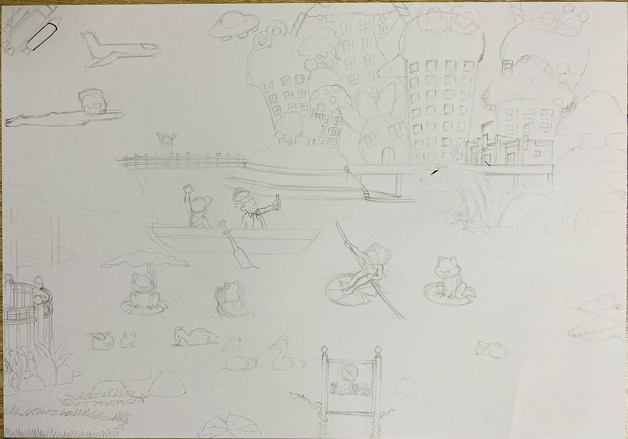 《儿童创意画》（图ZMjgwODEyMjIw） - 儿童插画 - 站酷设计师画师Aron30Deng原创素材 - 站酷ZCOOL