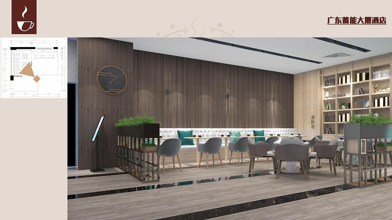 广东蓄能大厦酒店咖啡书吧休闲区设计（图ZMjgzNTc5Mjc2） - 建筑/空间 - 站酷设计师设计师刘恩豪LEO原创素材 - 站酷ZCOOL