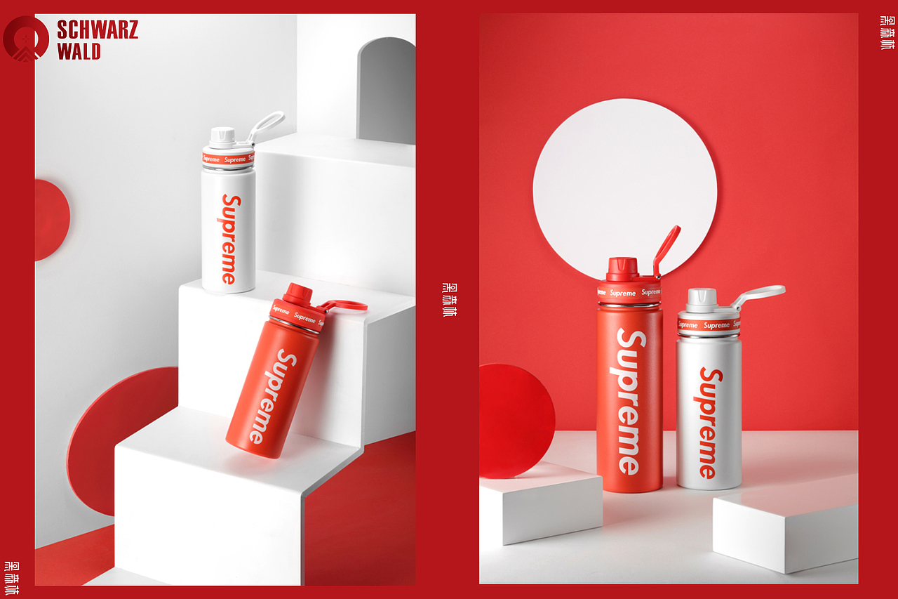 照片:Supreme水杯