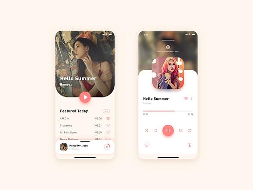 Player module（个人主页-ZMzcyNzg3Njg=） - APP界面 - 站酷设计师皮皮豆豆小家伙原创素材 - 站酷ZCOOL