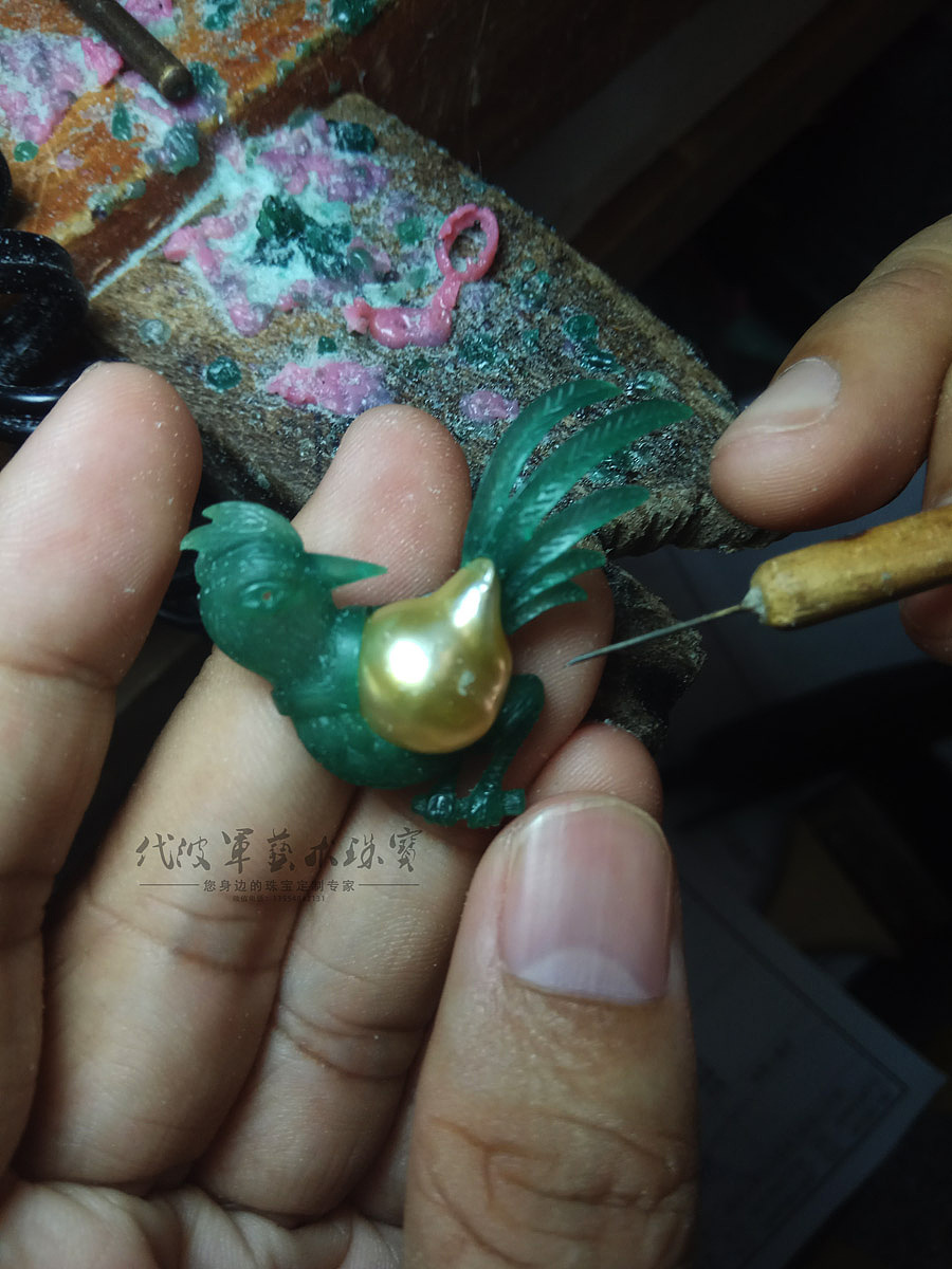 金秋十月代波军工作室异形珍珠作品欣赏（图ZOTQ4NDgzMDQ=） - 首饰设计 - 站酷设计师代波军艺术珠宝原创素材 - 站酷ZCOOL