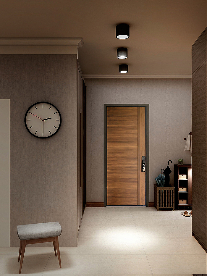 双色防盗门木门