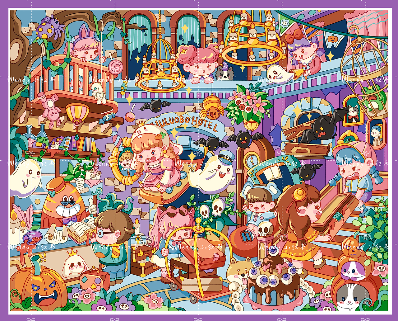 6月作品合集～（图ZMzcyMjI1NzYw） - 商业插画 - 站酷设计师兔子酱wendy原创素材 - 站酷ZCOOL