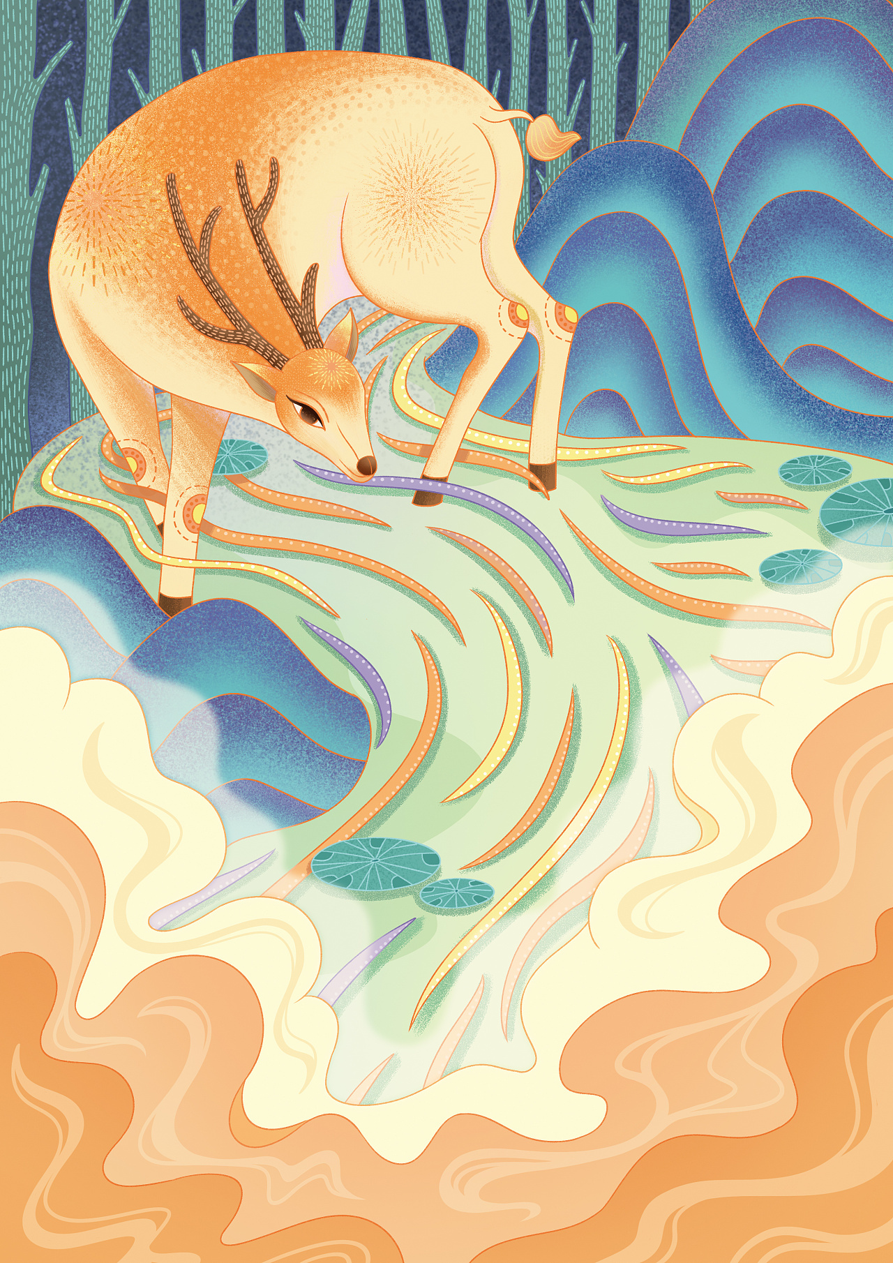 敦煌|插画|商业插画|hieyubai - 原创作品 - 站酷 (zcool)