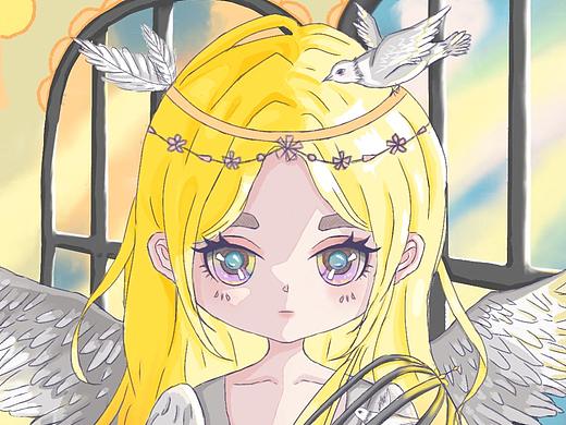 《笼中天使•望游鸟》（个人主页-ZNjkxNTYwMDA=） - 创作习作 - 站酷设计师望止原创素材 - 站酷ZCOOL