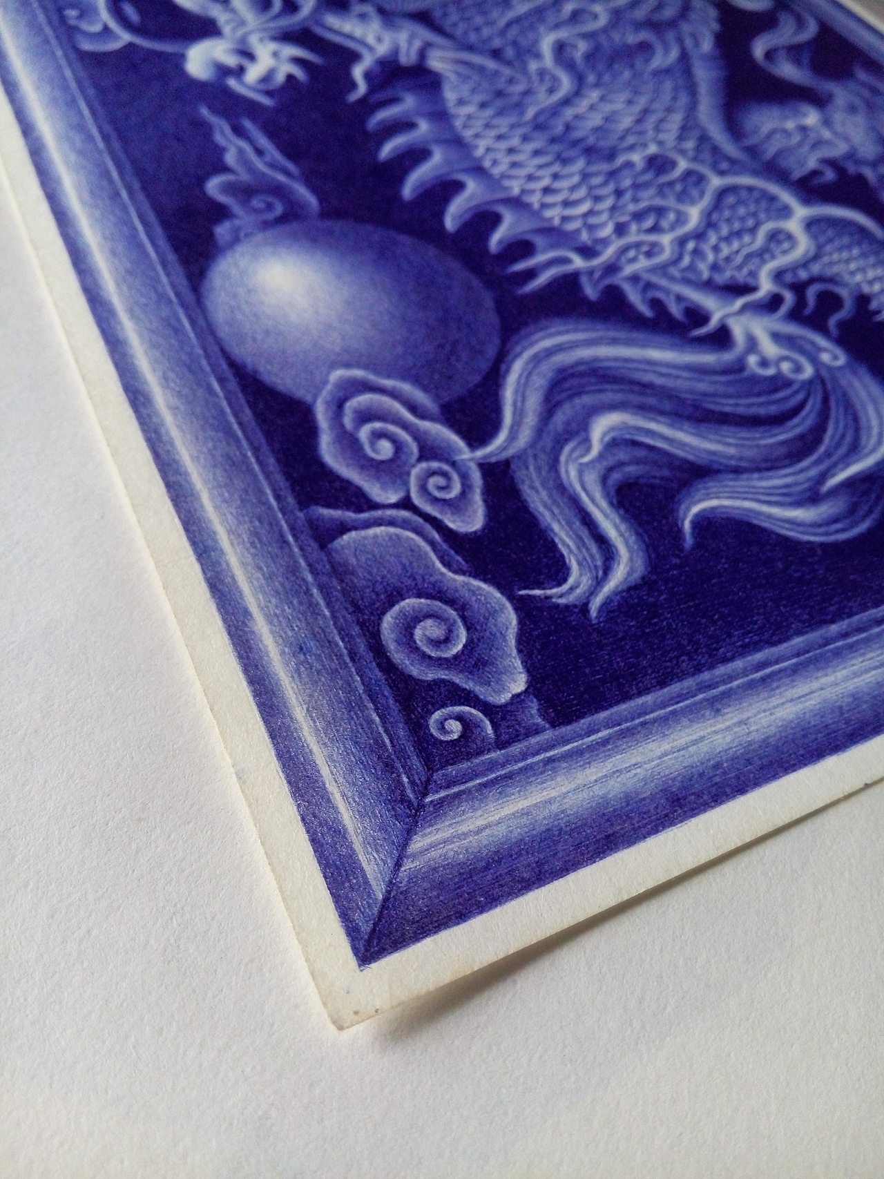 圆珠笔画-四灵之一麒麟~附步骤图（图ZNzE3MTg1NjQ=） - 创作习作 - 站酷设计师Faine6原创素材 - 站酷ZCOOL