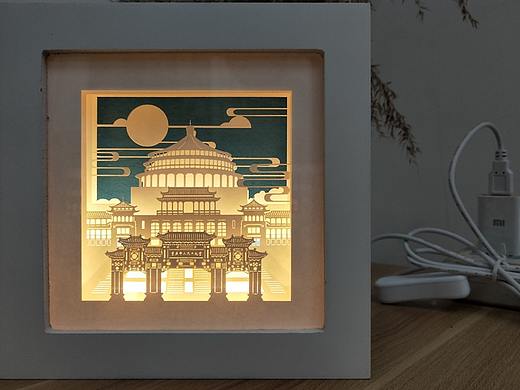 文创小纸雕画