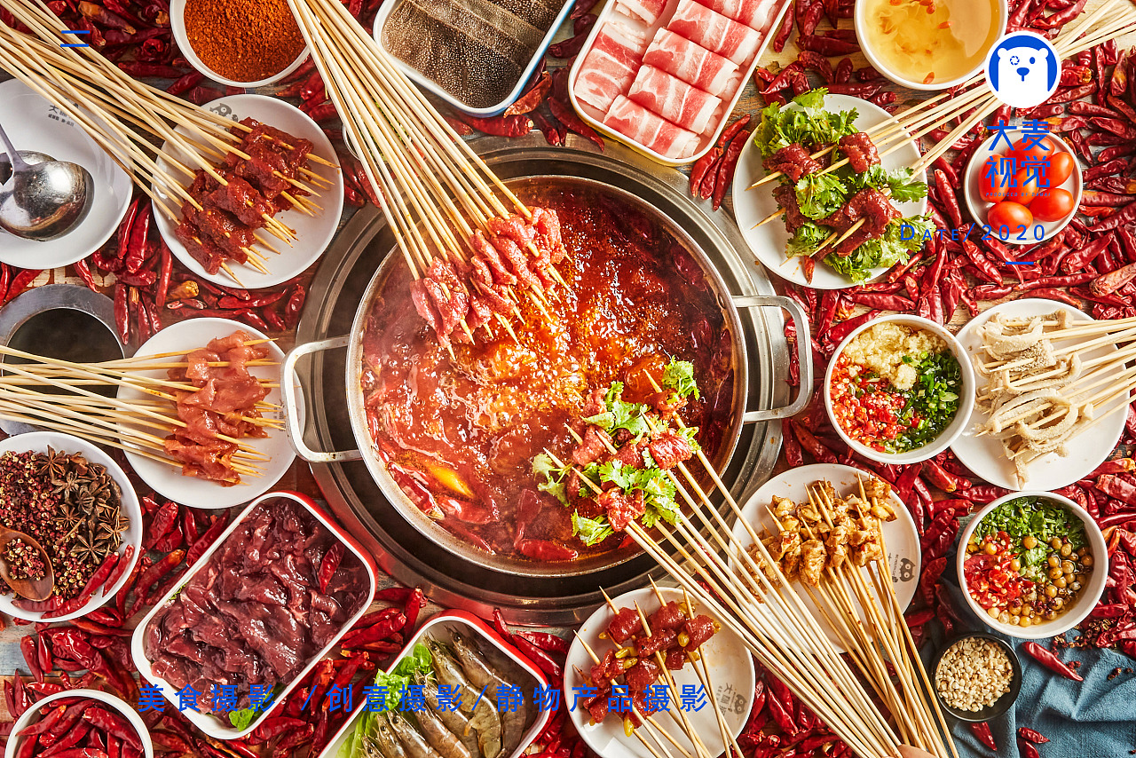 深圳美食摄影|串串火锅卤味拍摄 |摄影|产品|深圳大麦美食摄影 - 原创