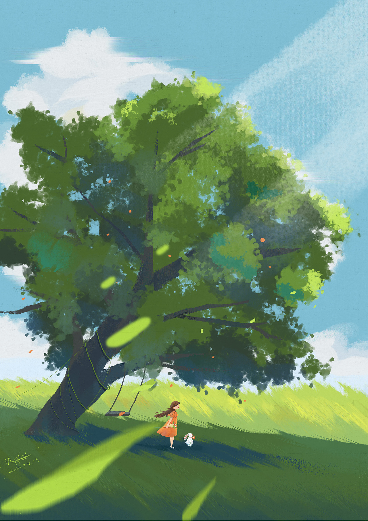 你好，春天。你好，夏天。（图ZMjU2NDQ5MDUy） - 创作习作 - 站酷设计师氿月一日原创素材 - 站酷ZCOOL