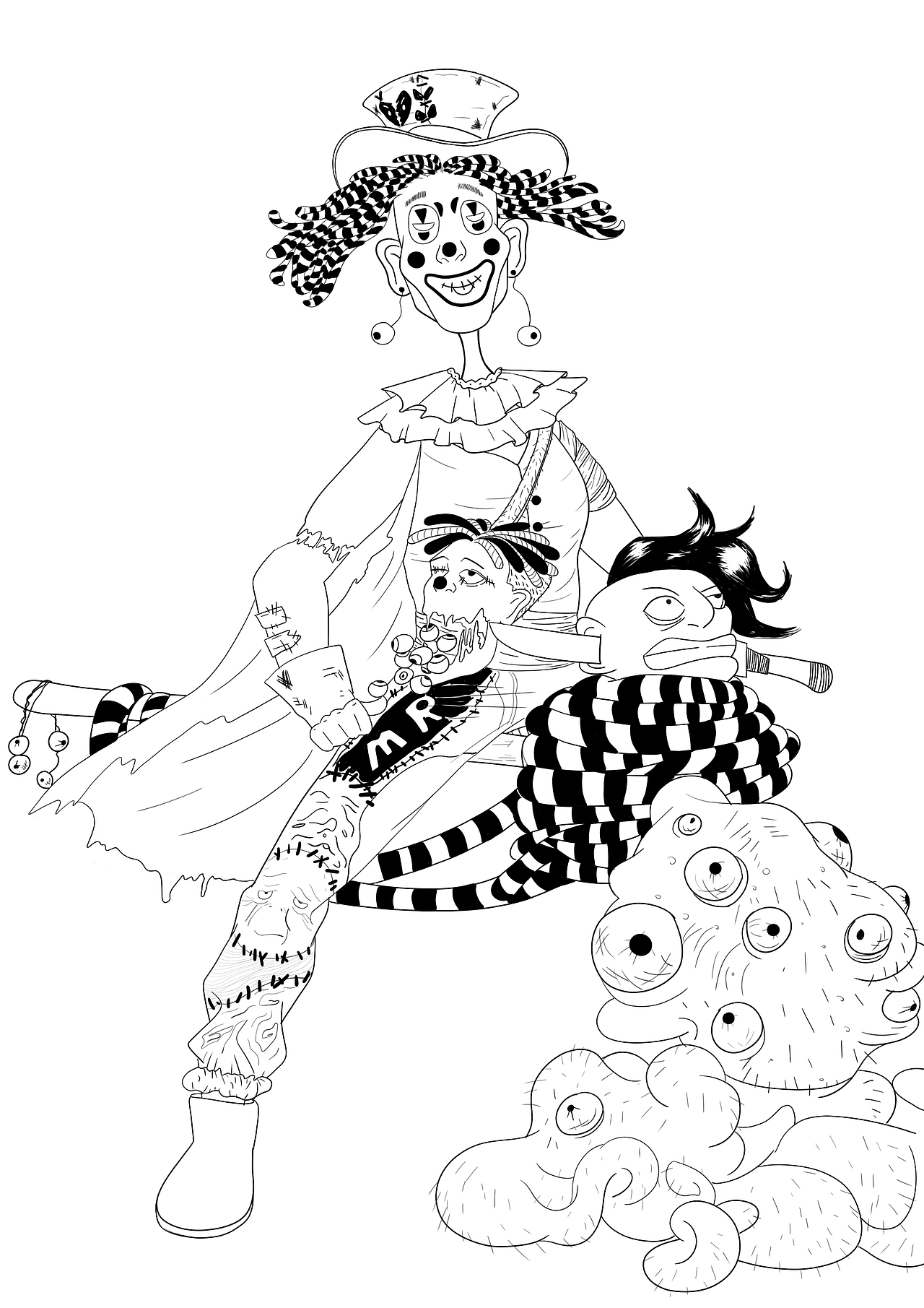 黑白小丑中有参考借鉴