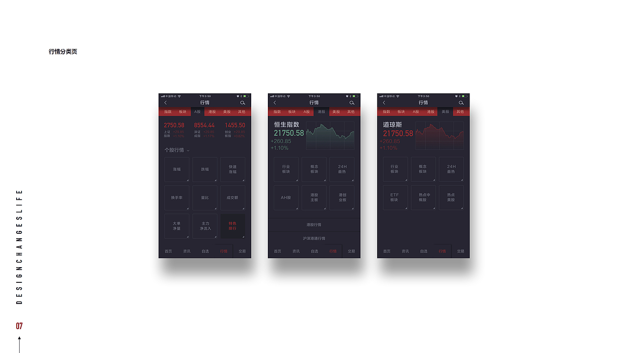 同花顺APP界面改版（图ZMTM0NzM0ODU2） - APP界面 - 站酷设计师MONO2020原创素材 - 站酷ZCOOL