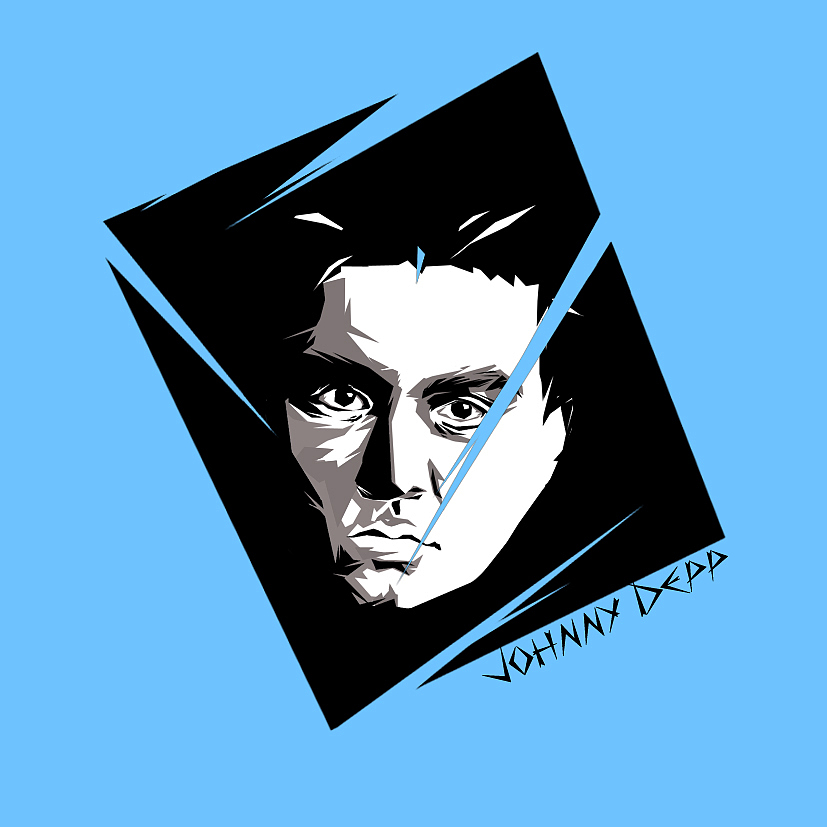 德普（图ZODYyNjgyNA==） - 品牌 - 站酷设计师蓝色D线条原创素材 - 站酷ZCOOL