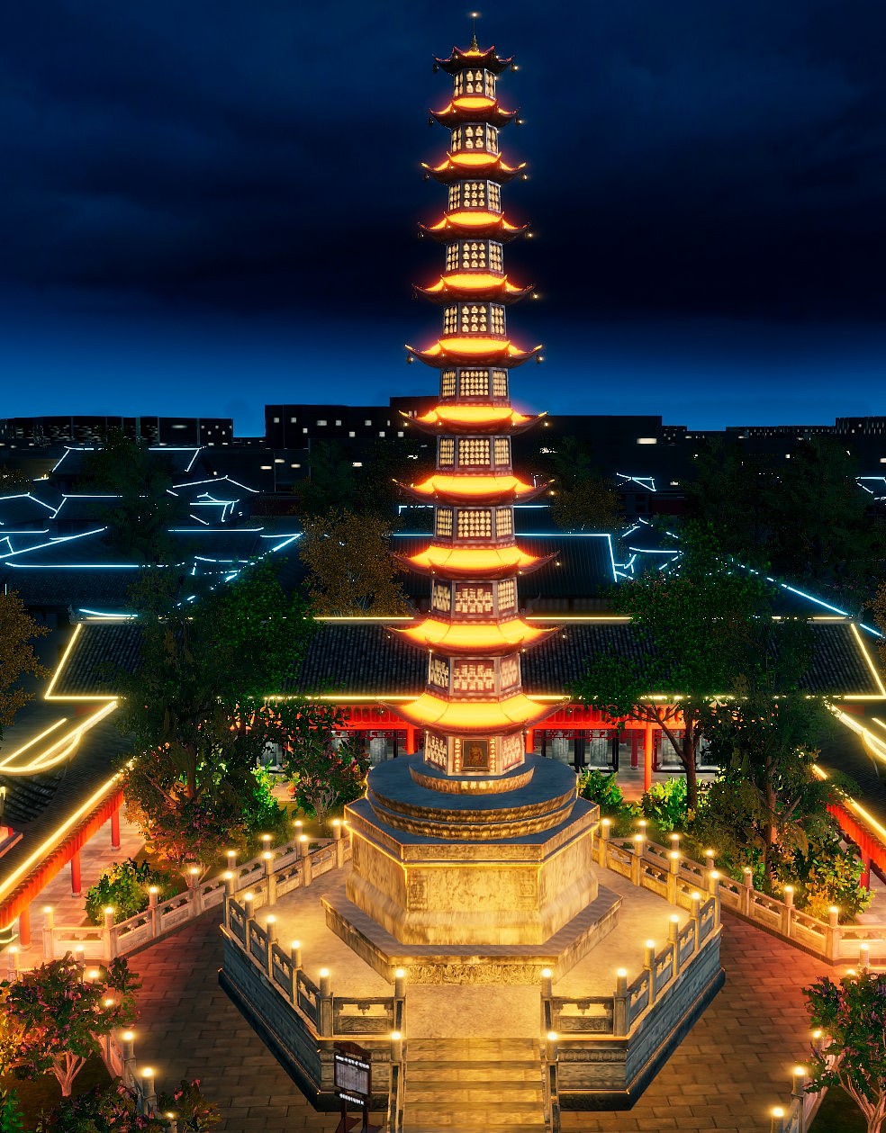 文殊院景区小样