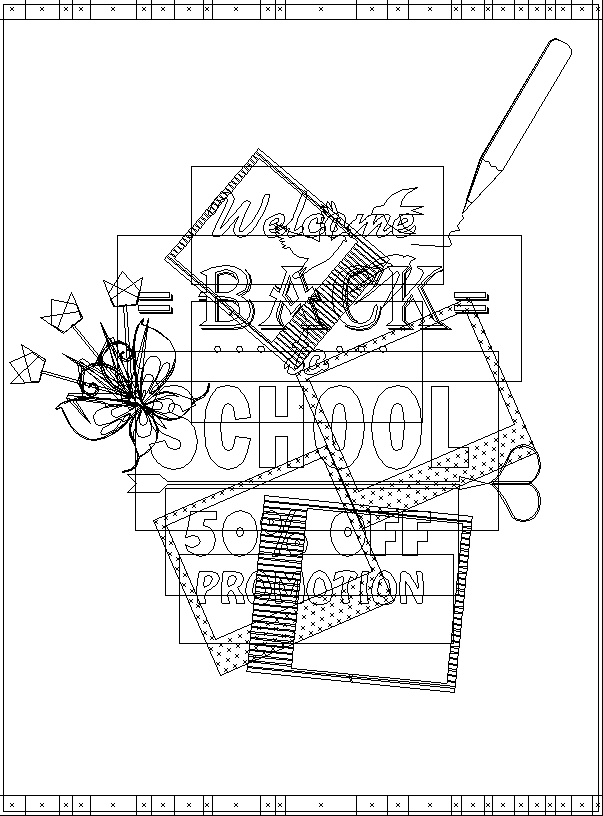 back to school 海报