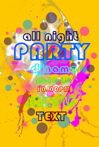 party（图ZNDM3NDI3MTY=） - 海报 - 站酷设计师迪卡普里奥朱原创素材 - 站酷ZCOOL