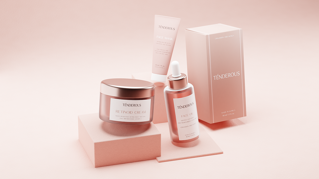 化妆品广告宣传动画Mograph