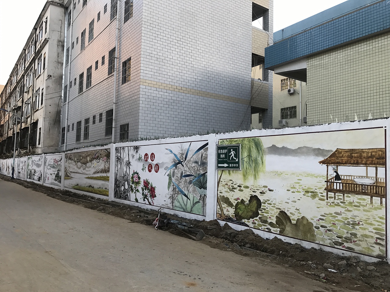 涂鸦手绘墙绘餐饮插画软装餐厅手绘文化墙壁画室外喷绘