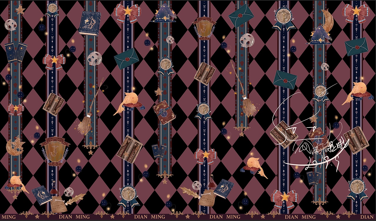 Lolita 柄图-魔法学院