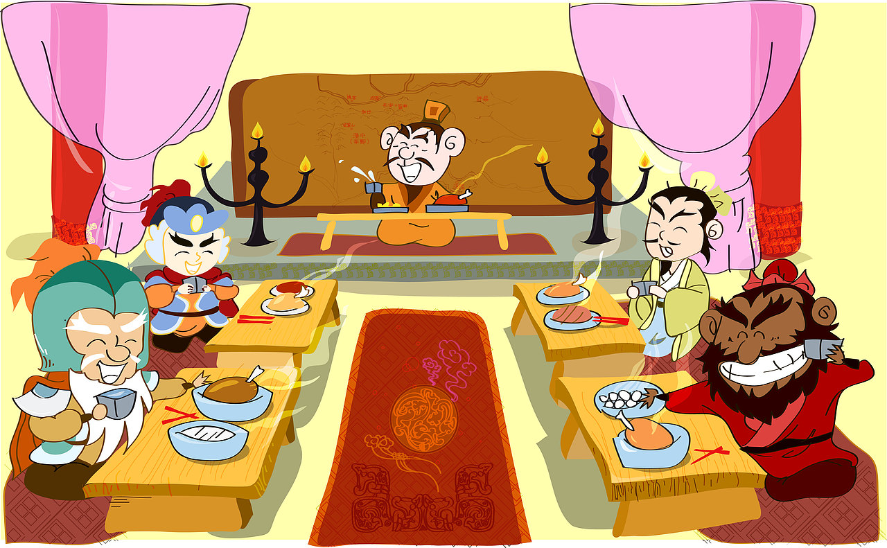 漫画配色训练——三国演义