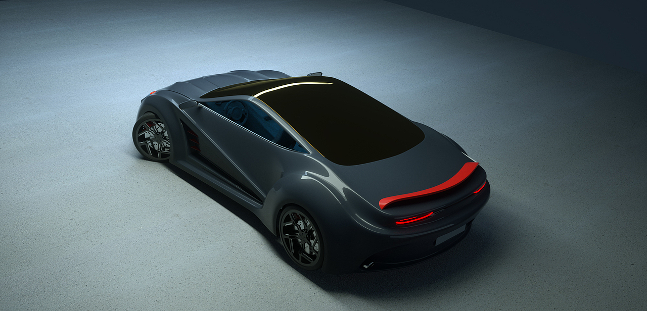 概念跑车，设计、建模、渲染、C4D-OC（图ZMTI5Nzg4MzEy） - 机械/交通 - 站酷设计师永和斗图原创素材 - 站酷ZCOOL