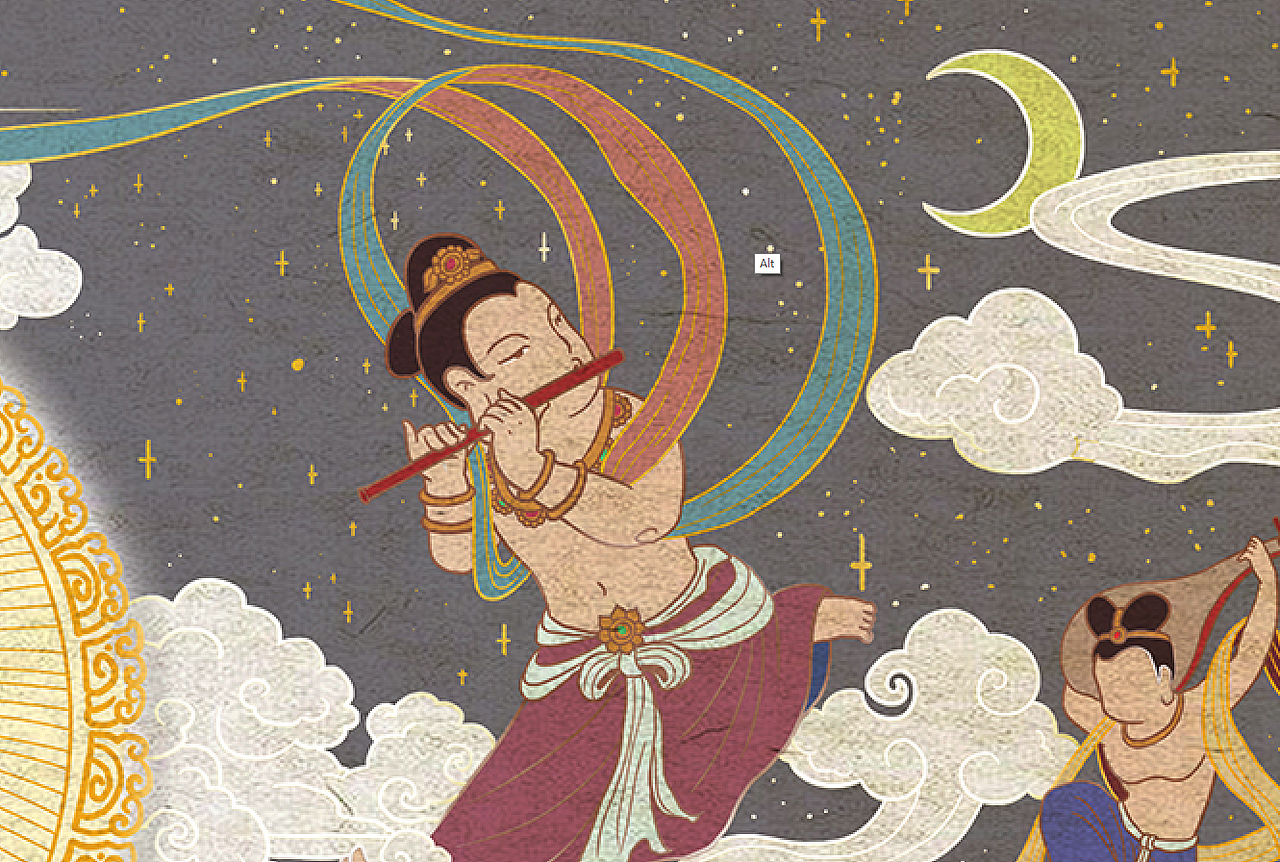 五台山卡通IP 文殊坐骑—青狮（图ZMjAxNjUwMTcy） - 概念设定 - 站酷设计师大山楂原创素材 - 站酷ZCOOL