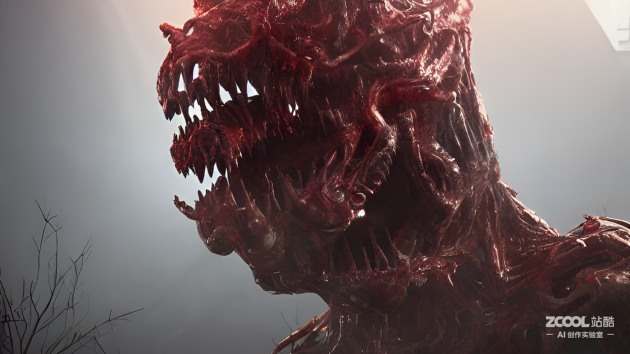 #AI创作实验室#未知的生物 恐怖 虚幻（图ZMzIxODE0MzA0） - AI作品 - 站酷设计师WUYIDA原创素材 - 站酷ZCOOL