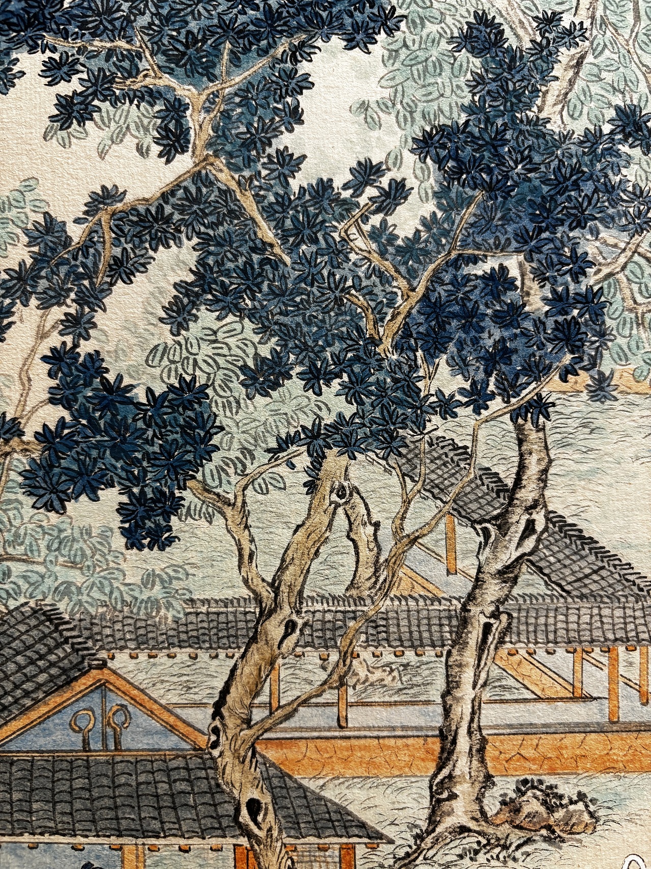 仿古工笔山水