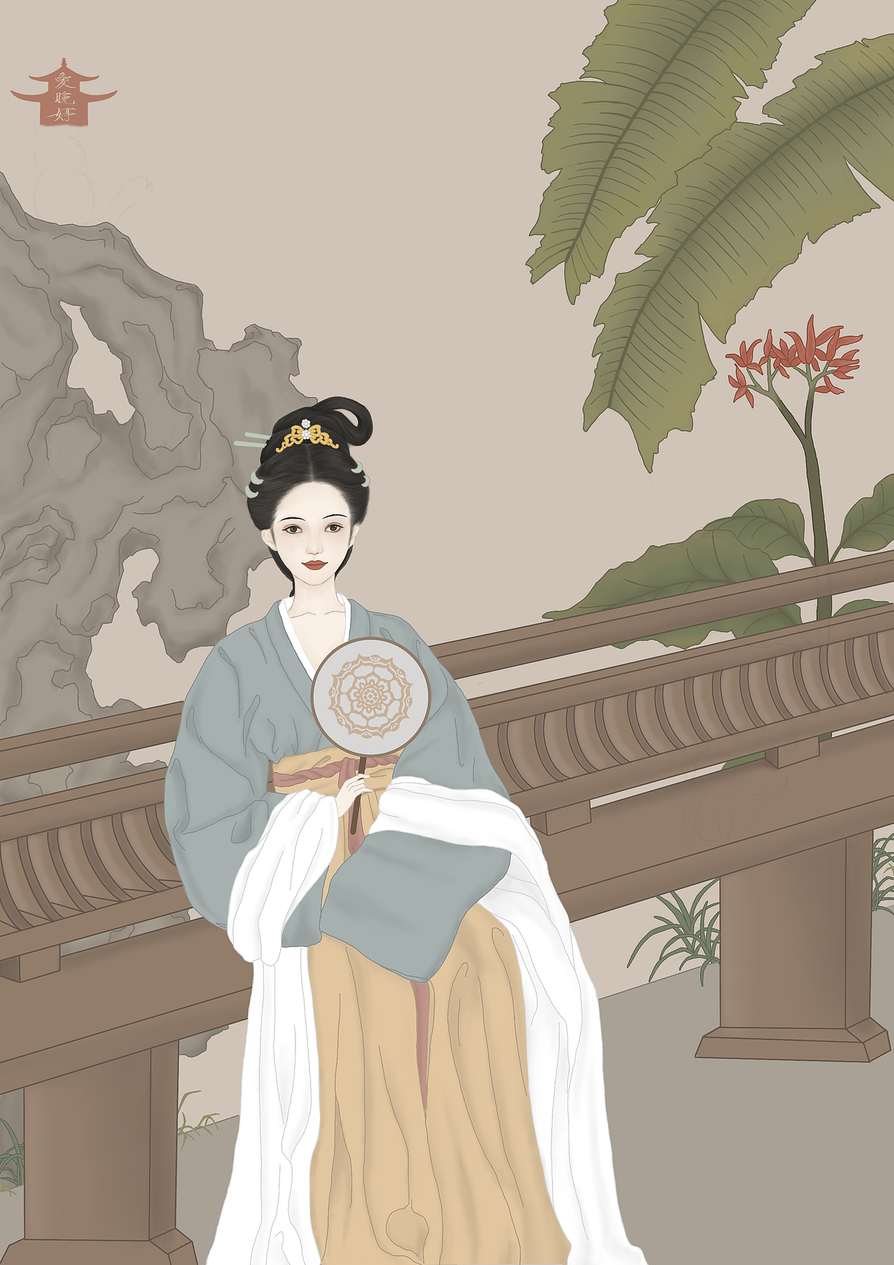 宋仕女_插画爱晚婷-站酷zcool