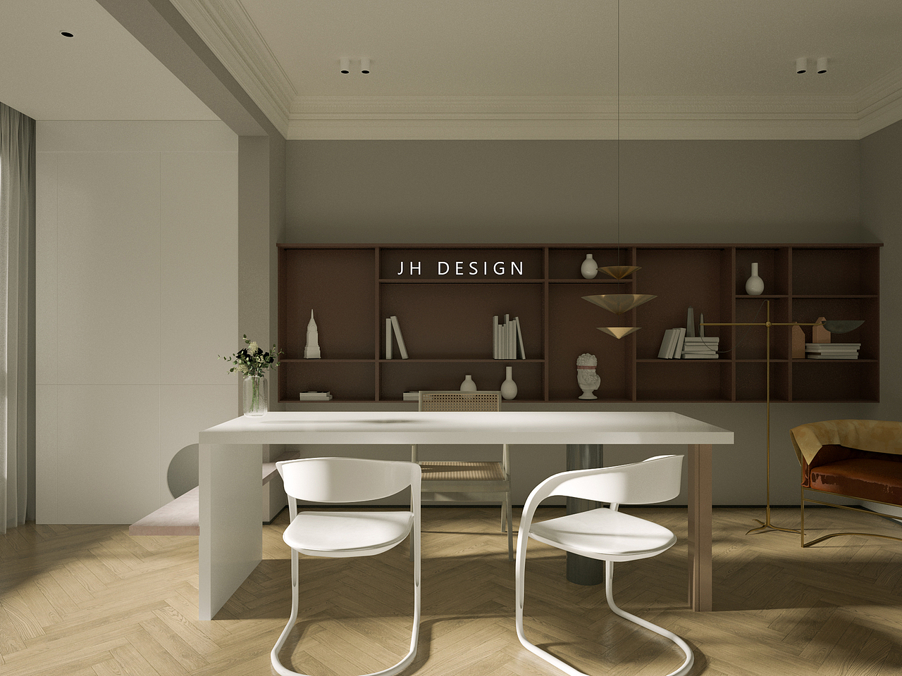 JH DESIGN 现代法式住宅（图ZMjAzNTgwODIw） - 家装设计 - 站酷设计师几禾设计原创素材 - 站酷ZCOOL