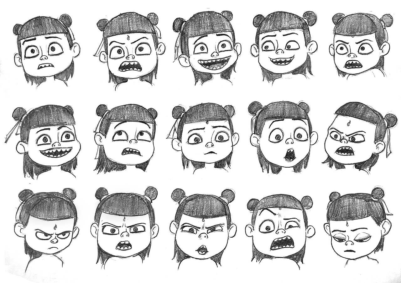 《哪吒-魔童降世》（图ZMTgwOTQ2NTI4） - 单幅漫画 - 站酷设计师庄子腾原创素材 - 站酷ZCOOL